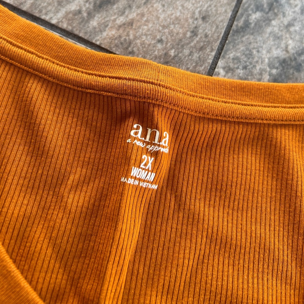 A.N.A Henley Long Sleeve - Picture 5 of 6